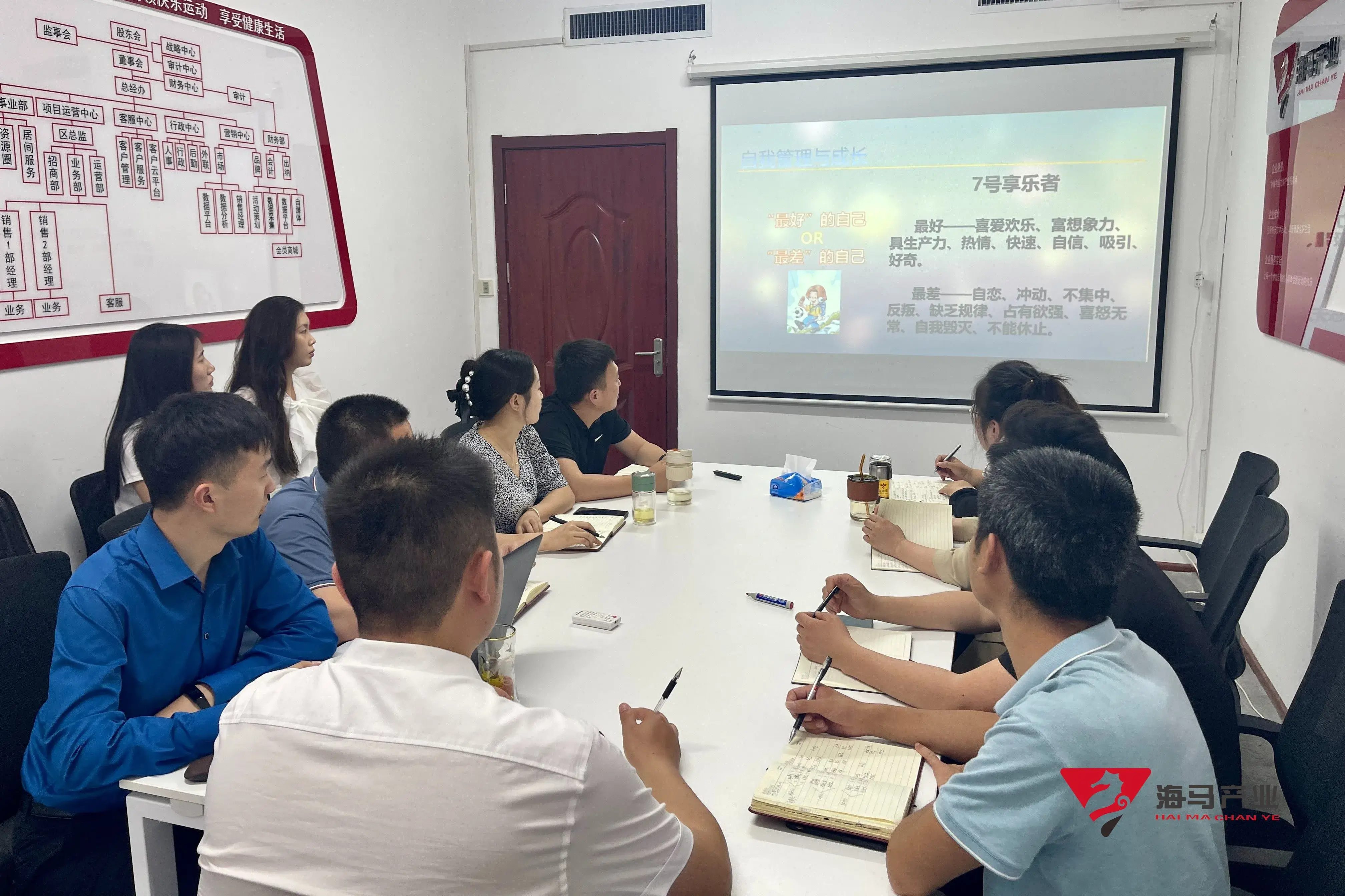 “九型人格”门徒娱乐文化产业集团培训活动